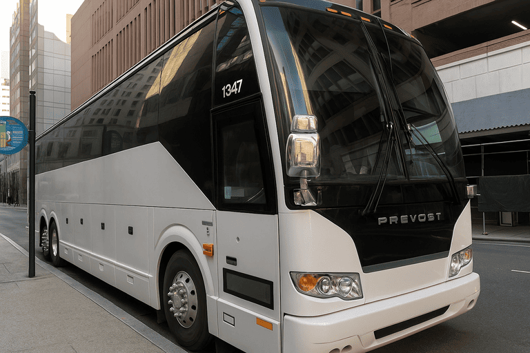 a Provo Coach Bus Service coach bus