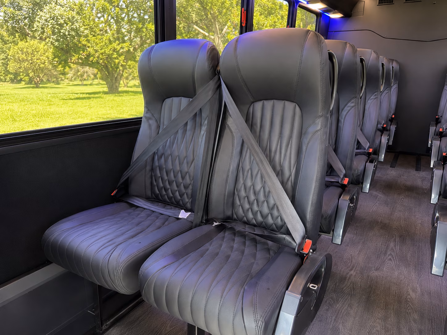 provo 15 passenger minibus interior