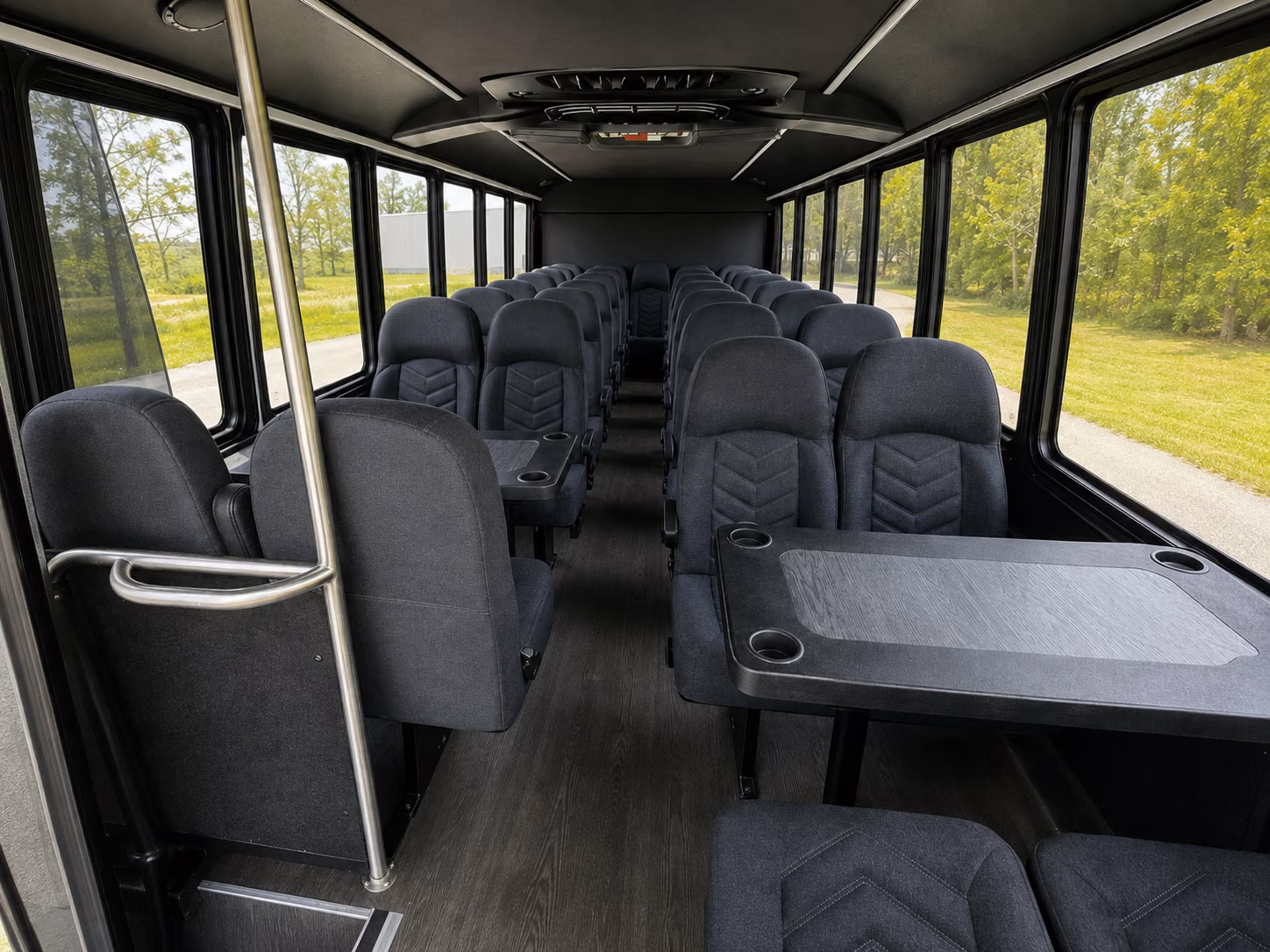 provo 18 passenger minibus inside