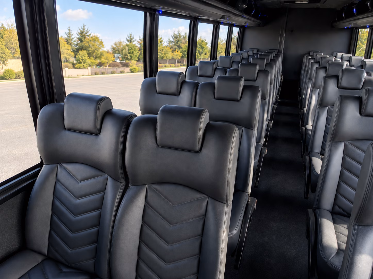 provo 20 passenger minibus inside