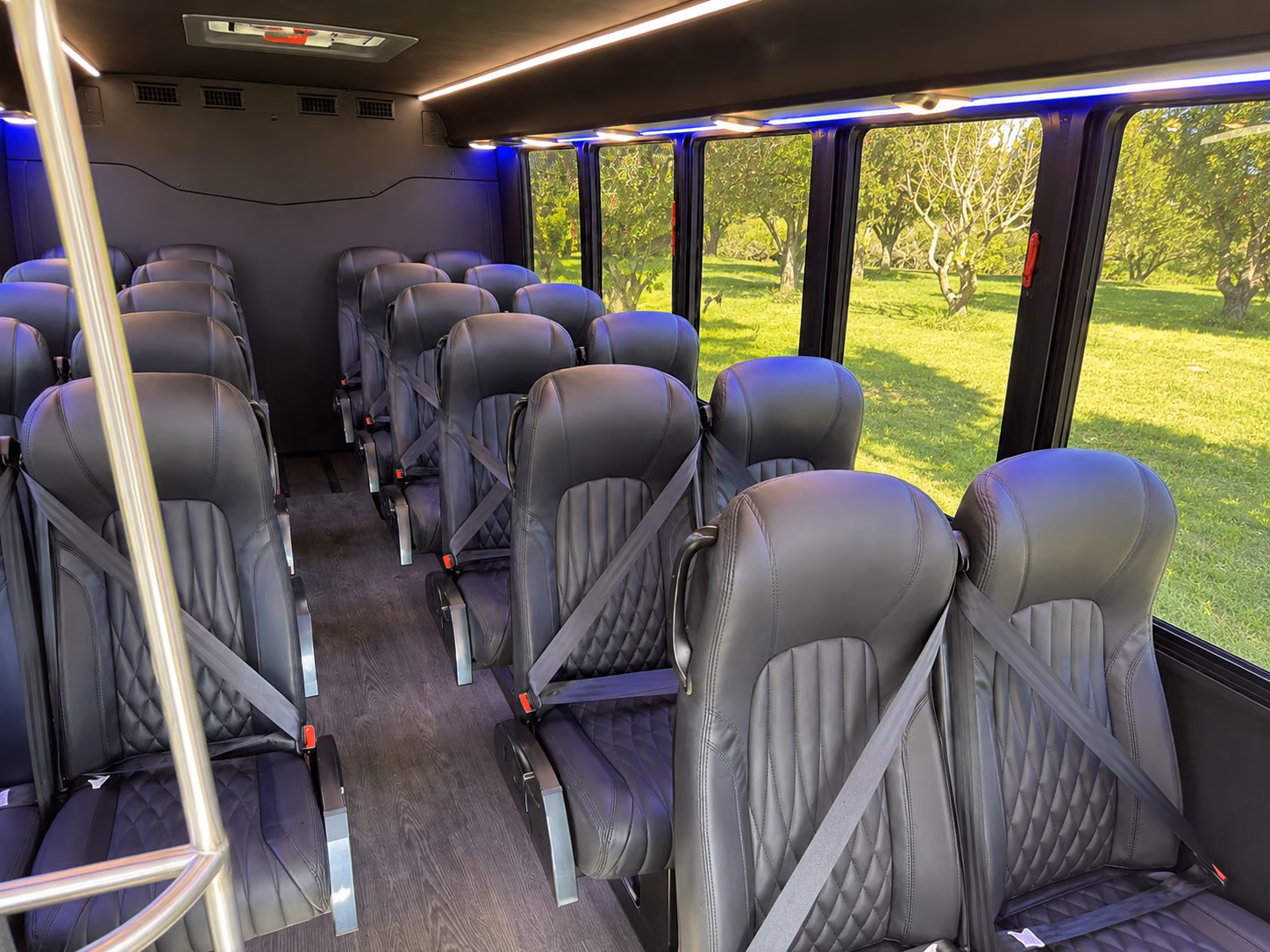 provo 20 passenger minibus interior
