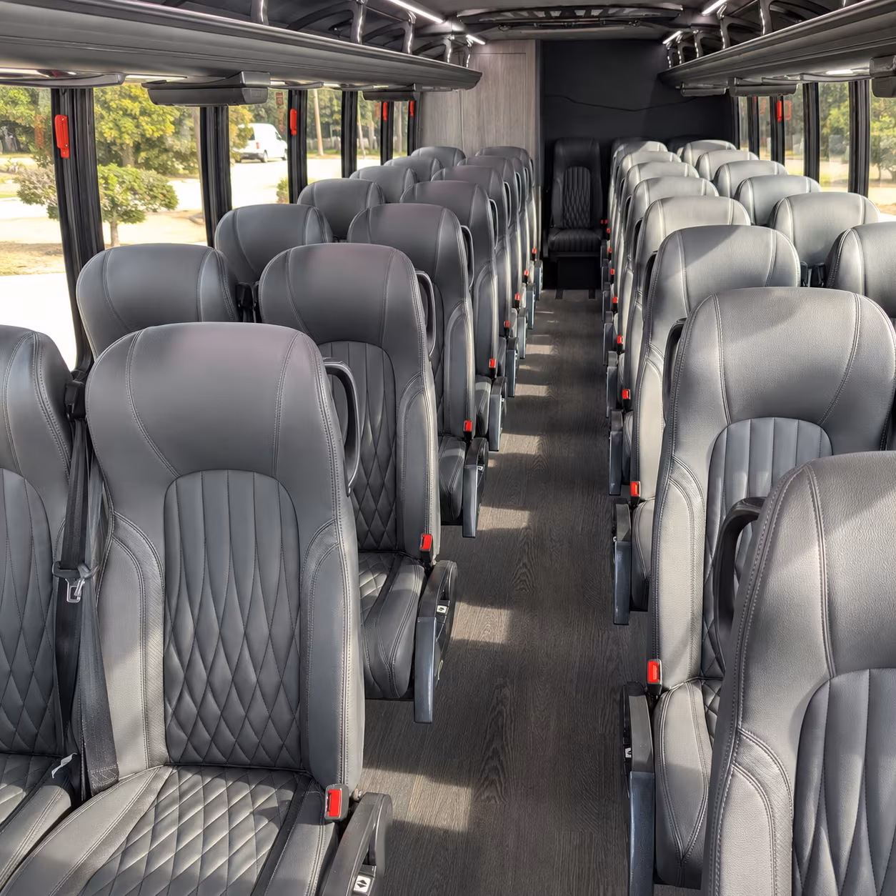 provo 25 passenger minibus inside