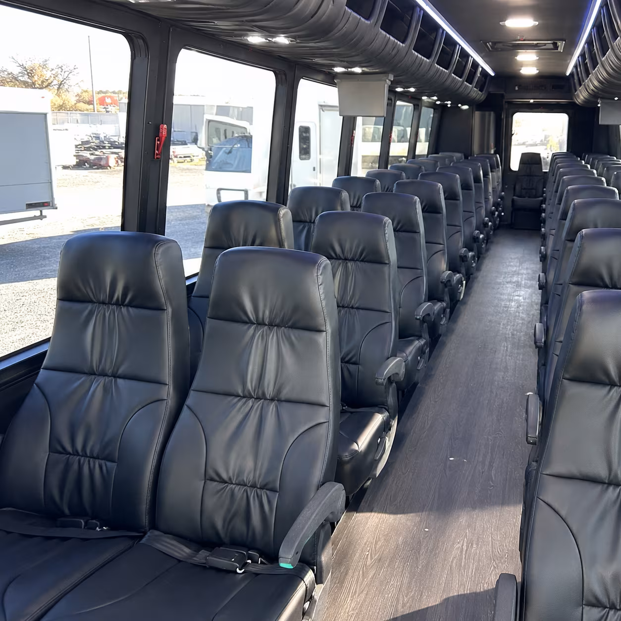 provo 28 passenger minibus inside