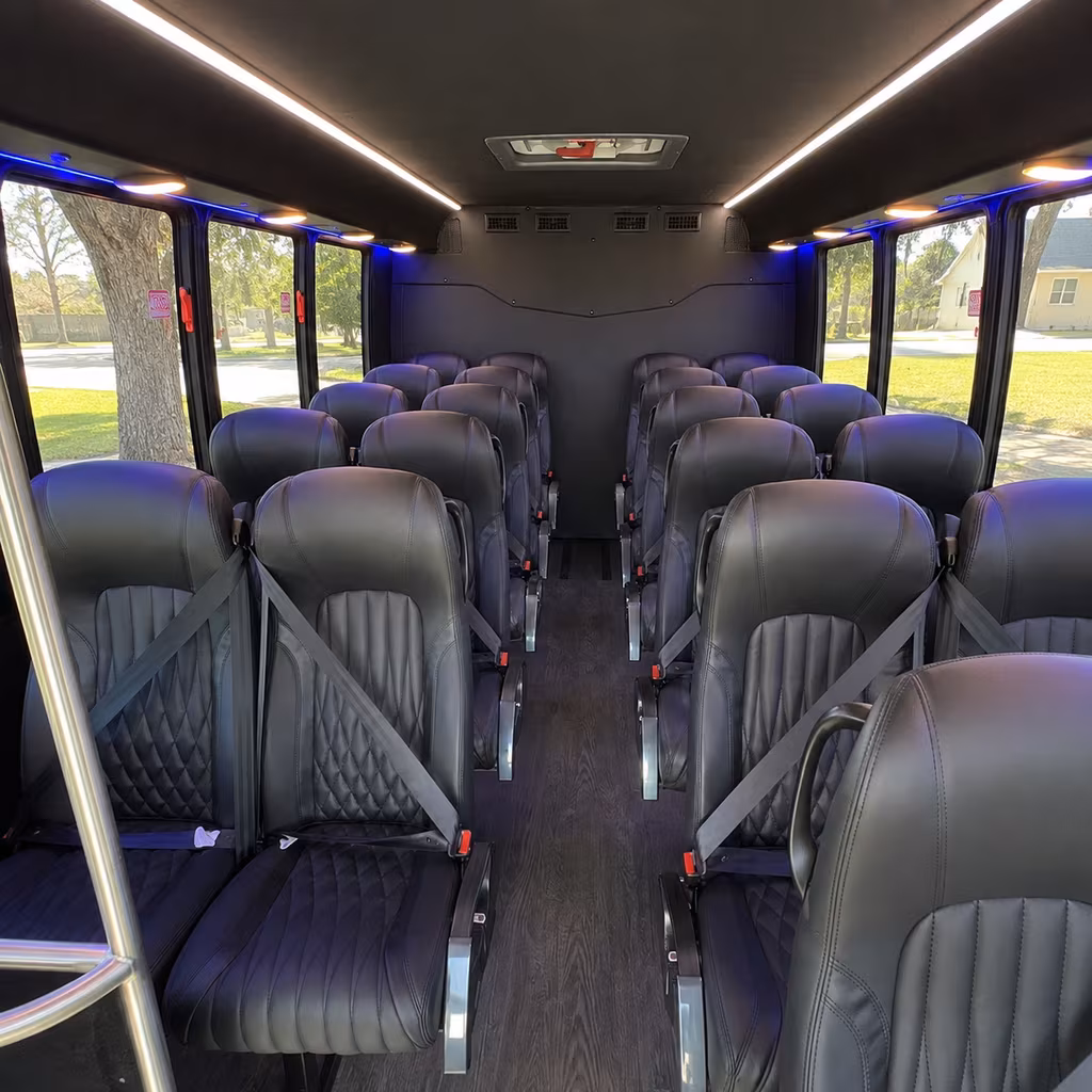 provo 30 passenger minibus inside