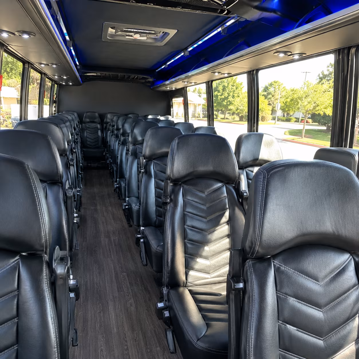 provo 30 passenger minibus interior