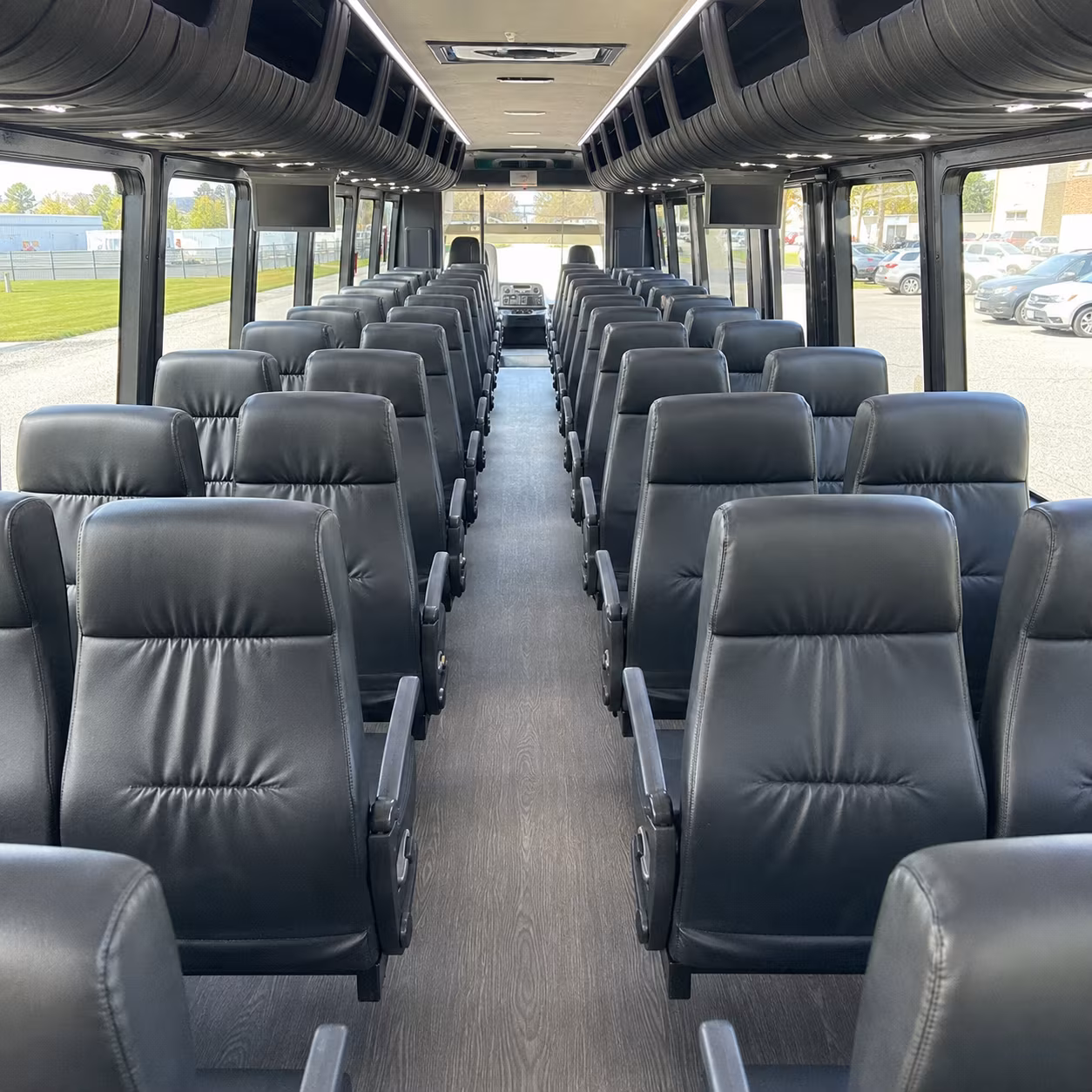 provo 35 passenger minibus inside