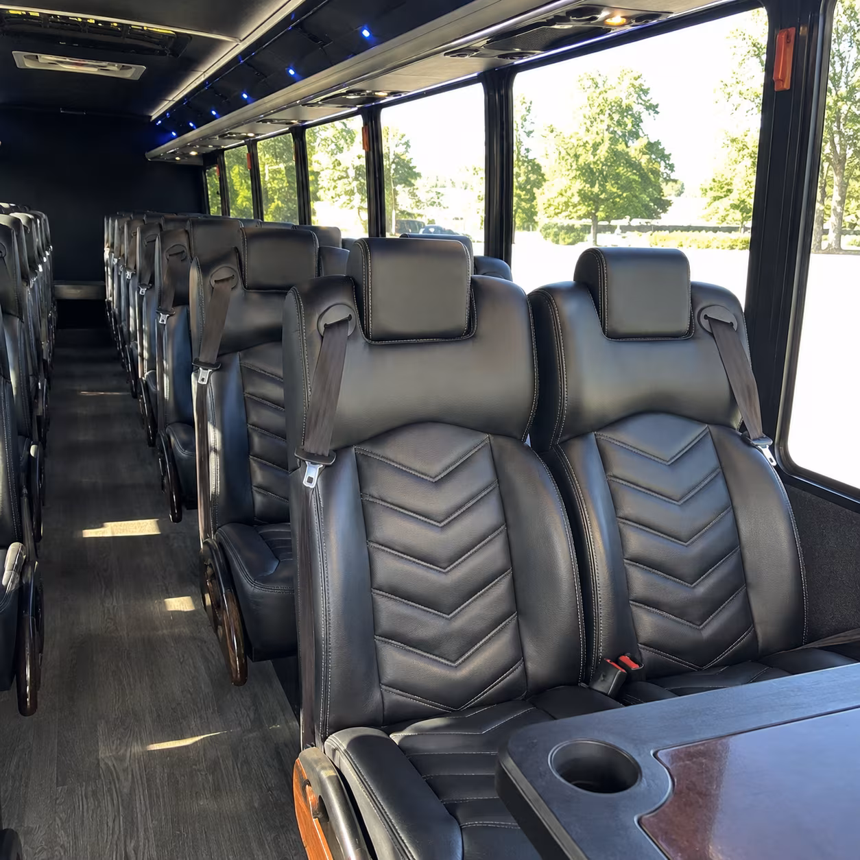 provo 35 passenger minibus interior