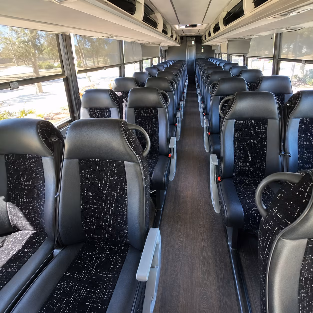 provo 56 passenger charter bus interior
