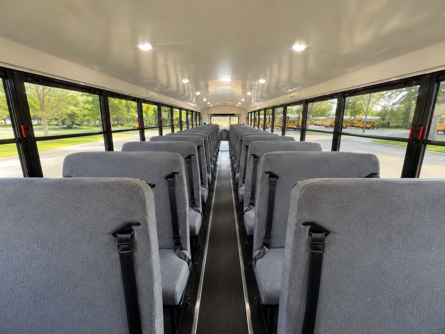 provo school bus inside