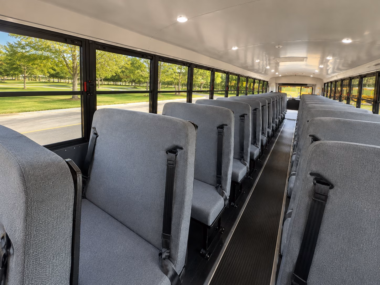 provo school bus interior