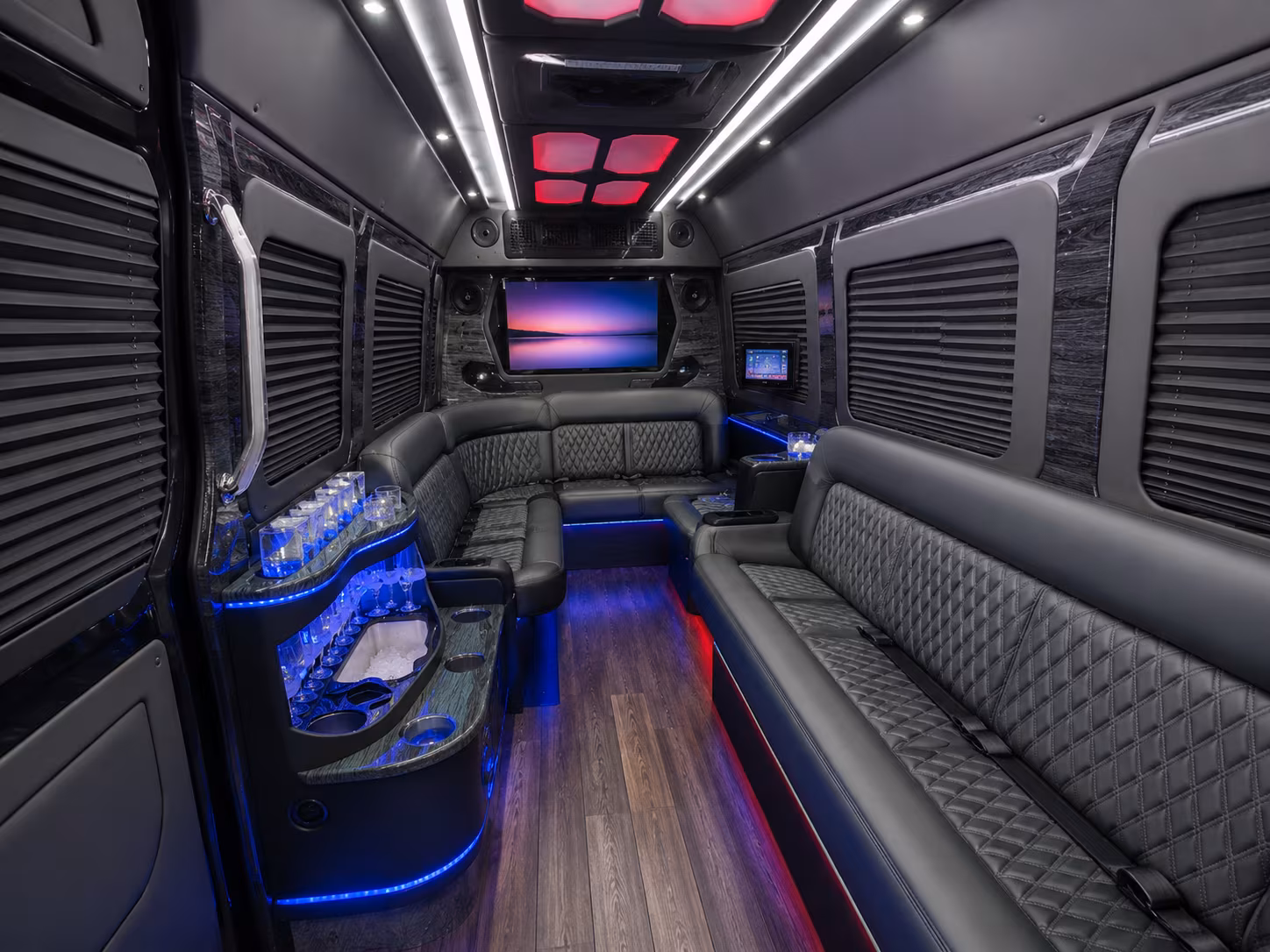 provo sporting event transportation onboard seating